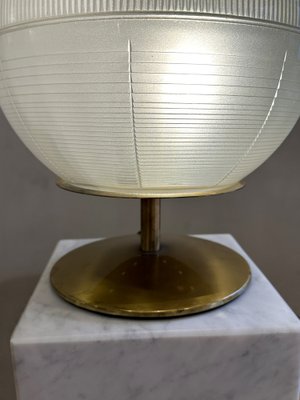 Table Lamp in Brass and Prismatic Glass from Galaxy, 1960s-ORR-1811501