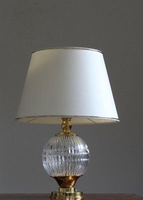 Table Lamp in Brass & Crystal-ESB-1376742