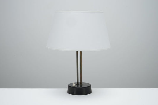 Table Lamp in Brass from Arlus, 1950s