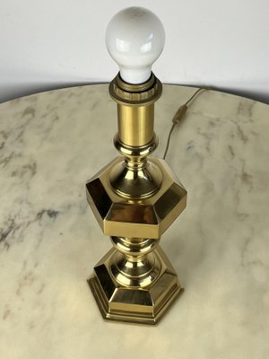 Table Lamp in Brass, Italy, 1980s-YST-1774409