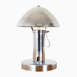 Table Lamp in Chrome & Steel-JUN-1787955