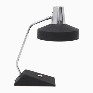 Table Lamp in Chromed and Black Painted Metal by Seminara, 1960s-EZ-1703570