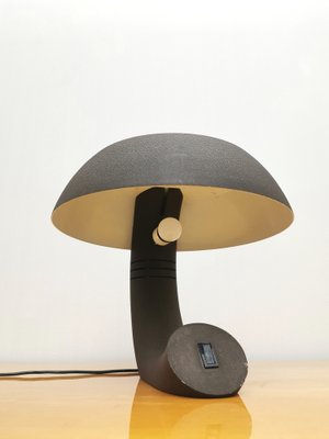 Table Lamp in Craquelé Lacquered Aluminum Attributed to Gino Sarfatti for Arteluce, Italy, 1960s-ZST-1324023