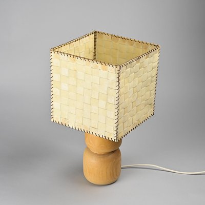 Table Lamp in Elm, 1970-GJR-2024444