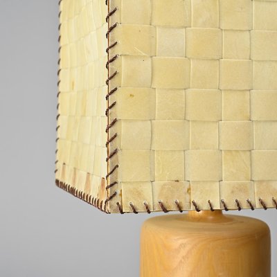 Table Lamp in Elm, 1970-GJR-2024444