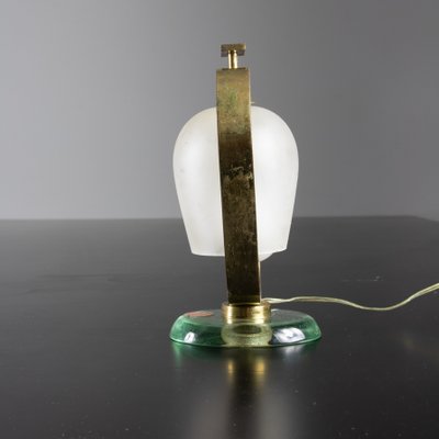 Table Lamp in Glass and Brass from Fontana Arte-SXX-1077237