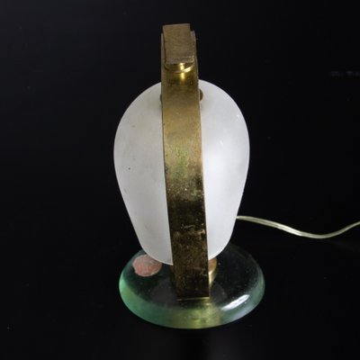 Table Lamp in Glass and Brass from Fontana Arte-SXX-1077237