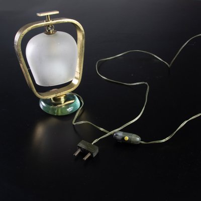 Table Lamp in Glass and Brass from Fontana Arte-SXX-1077237