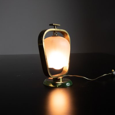 Table Lamp in Glass and Brass from Fontana Arte-SXX-1077237