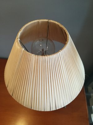 Table Lamp in Imitation Bamboo Gilt Metal, 1950s-QY-936071