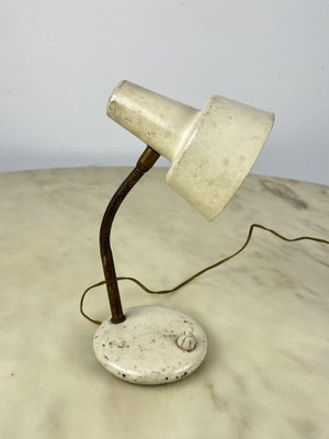 Table Lamp in Lacquered Metal and Brass, Italy, 1950s-YST-1736850