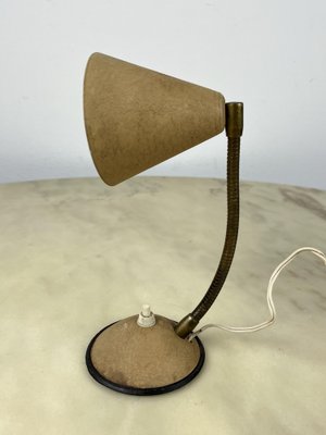 Table Lamp in Lacquered Metal and Brass, Italy, 1950s-YST-1736863