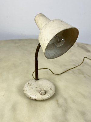 Table Lamp in Lacquered Metal and Brass, Italy, 1950s-YST-1736850