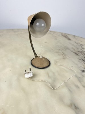 Table Lamp in Lacquered Metal and Brass, Italy, 1950s-YST-1736863