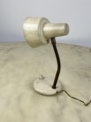 Table Lamp in Lacquered Metal and Brass, Italy, 1950s-YST-1736850