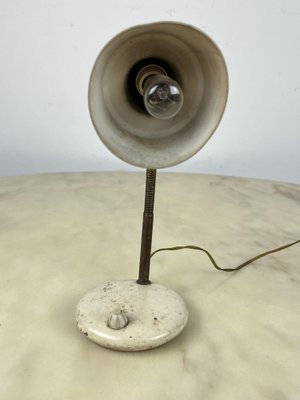 Table Lamp in Lacquered Metal and Brass, Italy, 1950s-YST-1736850