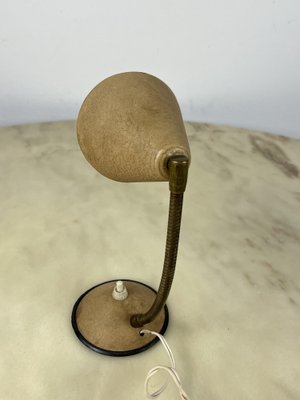 Table Lamp in Lacquered Metal and Brass, Italy, 1950s-YST-1736863