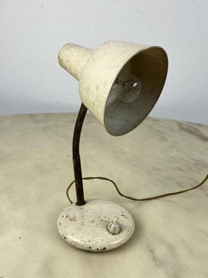 Table Lamp in Lacquered Metal and Brass, Italy, 1950s-YST-1736850