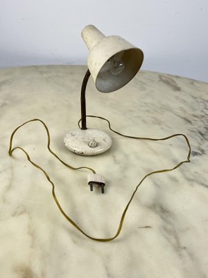 Table Lamp in Lacquered Metal and Brass, Italy, 1950s-YST-1736850