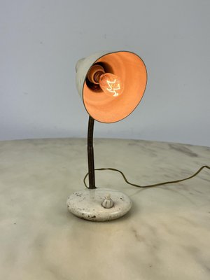 Table Lamp in Lacquered Metal and Brass, Italy, 1950s-YST-1736850