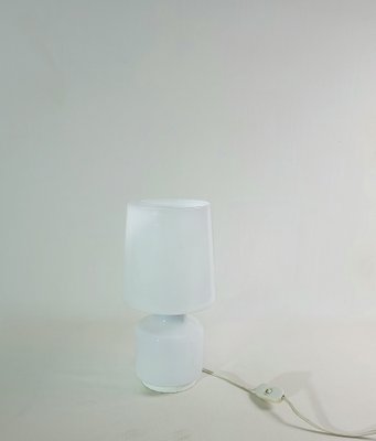 Table Lamp in Layered Milk Glass, Italy, 1960s-ZST-1806304