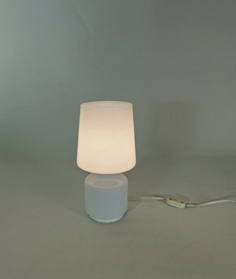 Table Lamp in Layered Milk Glass, Italy, 1960s-ZST-1806304