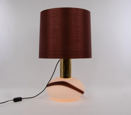 Table Lamp in Murano Glass & Brass from Temde, Switzerland, 1960s-DEK-932757