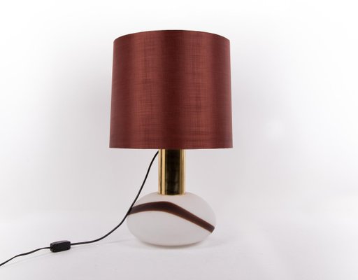 Table Lamp in Murano Glass & Brass from Temde, Switzerland, 1960s-DEK-932757