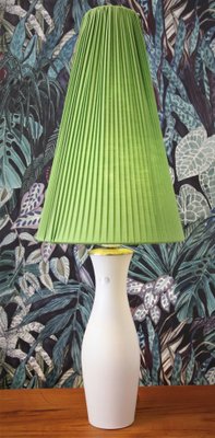 Table Lamp in Off-White Ceramic from Nittsjö, 1960s-BPJ-1396560