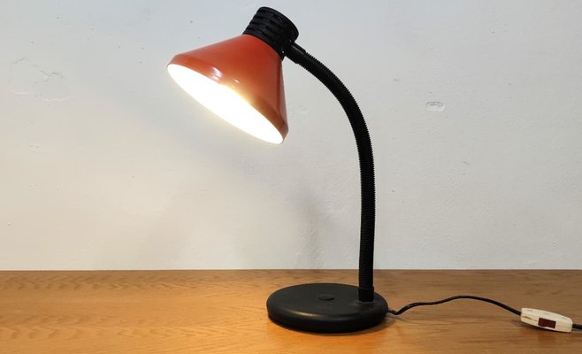 Table Lamp in Orange, Czechoslovakia, 1980s-ZWG-1821155