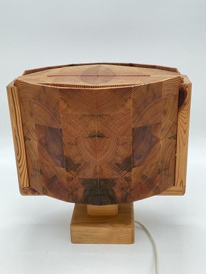 Table Lamp in Pine, 1970s-ZQM-1702008