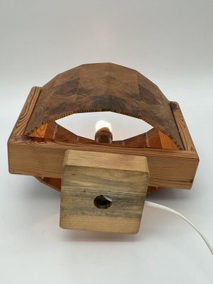 Table Lamp in Pine, 1970s-ZQM-1702008