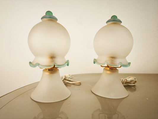 Table Lamp in Satin Murano Glass-QLH-2035895