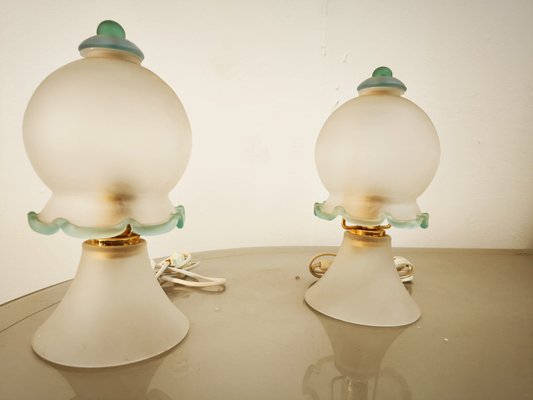 Table Lamp in Satin Murano Glass-QLH-2035895