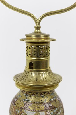 Table Lamp in Satsuma Earthenware and Gilt Bronze, 1880s-CEJ-689041