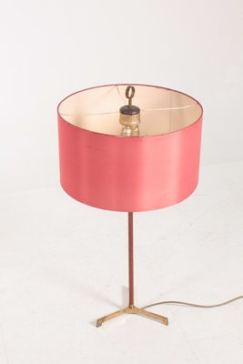 Table Lamp in Teak and Brass, 1950s-FK-775568