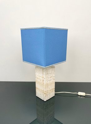 Table Lamp in Travertine attributed to Fratelli Mannelli, Italy, 1970s-LYQ-1382552