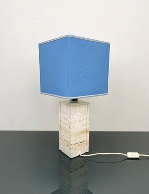 Table Lamp in Travertine attributed to Fratelli Mannelli, Italy, 1970s-LYQ-1382552