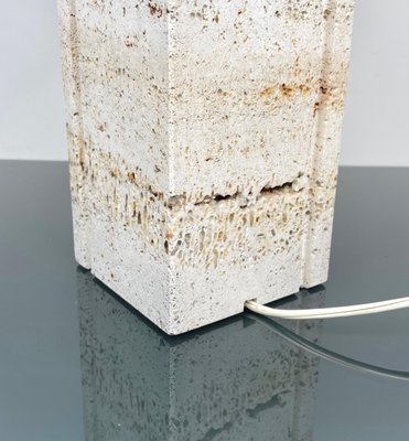 Table Lamp in Travertine attributed to Fratelli Mannelli, Italy, 1970s-LYQ-1382552