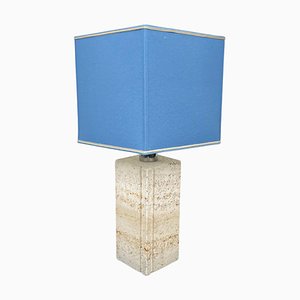 Table Lamp in Travertine attributed to Fratelli Mannelli, Italy, 1970s-LYQ-1382552