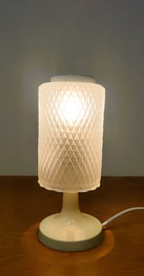 Table Lamp in White, Czechoslovakia, 1970s-ZWG-1821161