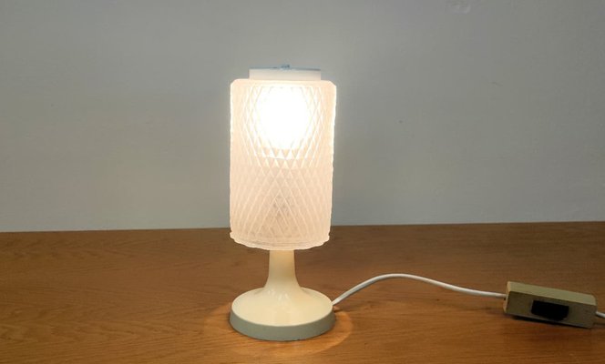 Table Lamp in White, Czechoslovakia, 1970s-ZWG-1821161