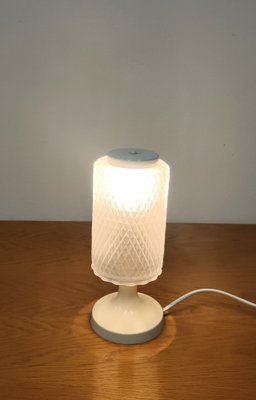 Table Lamp in White, Czechoslovakia, 1970s-ZWG-1821161