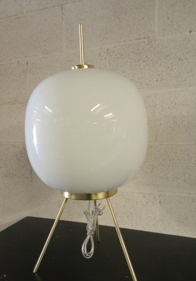 Table Lamp in White Glass-TTJ-1295909