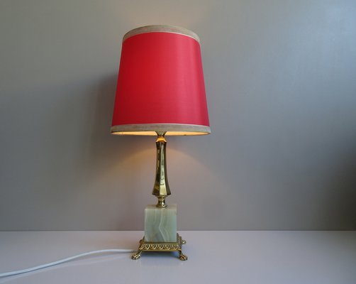 Table Lamp Made of Brass and Onyx-BLG-1363439