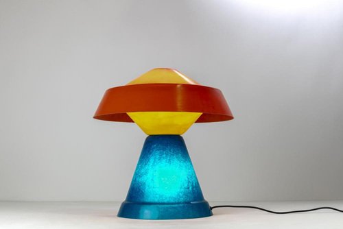 Table Lamp Mod. King by Umberto Riva, 1973