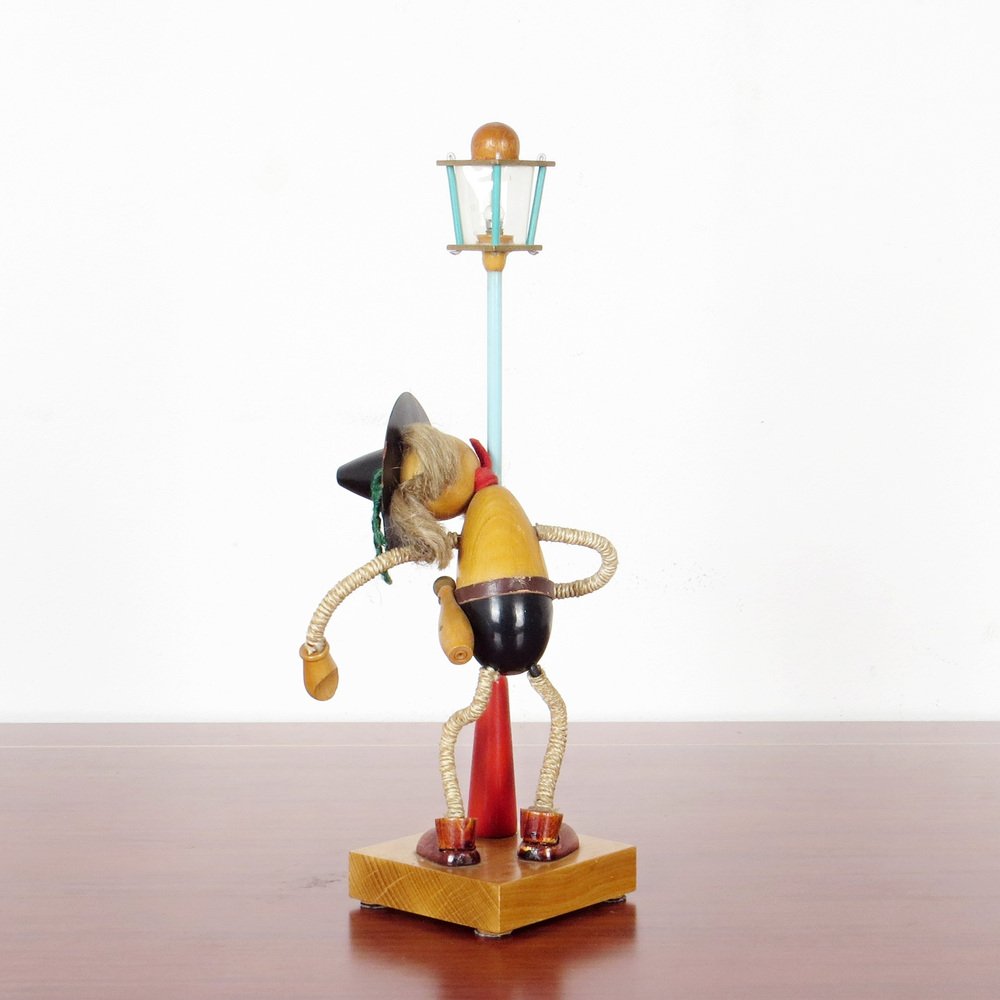 Table Lamp Puppet Mr. Prokouk from Karel Zeman, 1950s