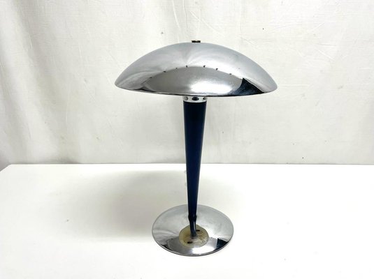 Table Lamp Stem in Blue, Stainless Steel Base and Cap with Lights-FDH-1794797