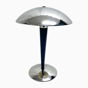 Table Lamp Stem in Blue, Stainless Steel Base and Cap with Lights-FDH-1794797