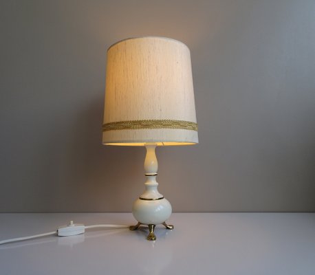 Table Lamp with Brass Foot, 1960s-BLG-1406444